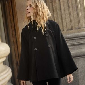 DOEN Nantucket Coat, NWT, M black wool peacoat